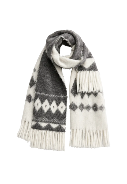Nepal alpaca wool color clashing jacquard tassel scarf women winter warm shawl 190*27