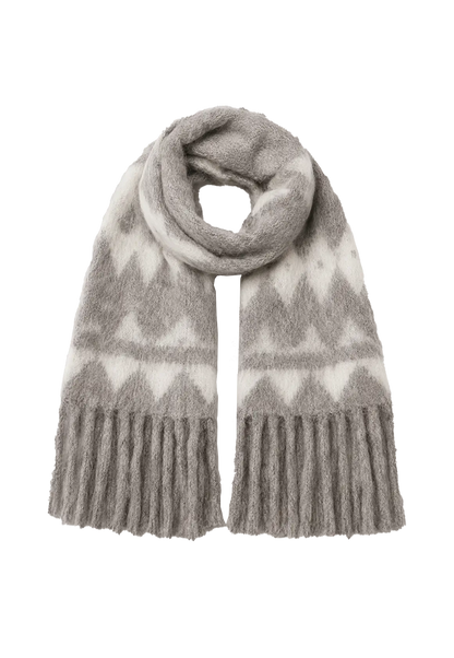 Nepal alpaca wool color clashing jacquard tassel scarf women winter warm shawl 190*27