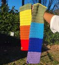 Blocked Rainbow Scarf