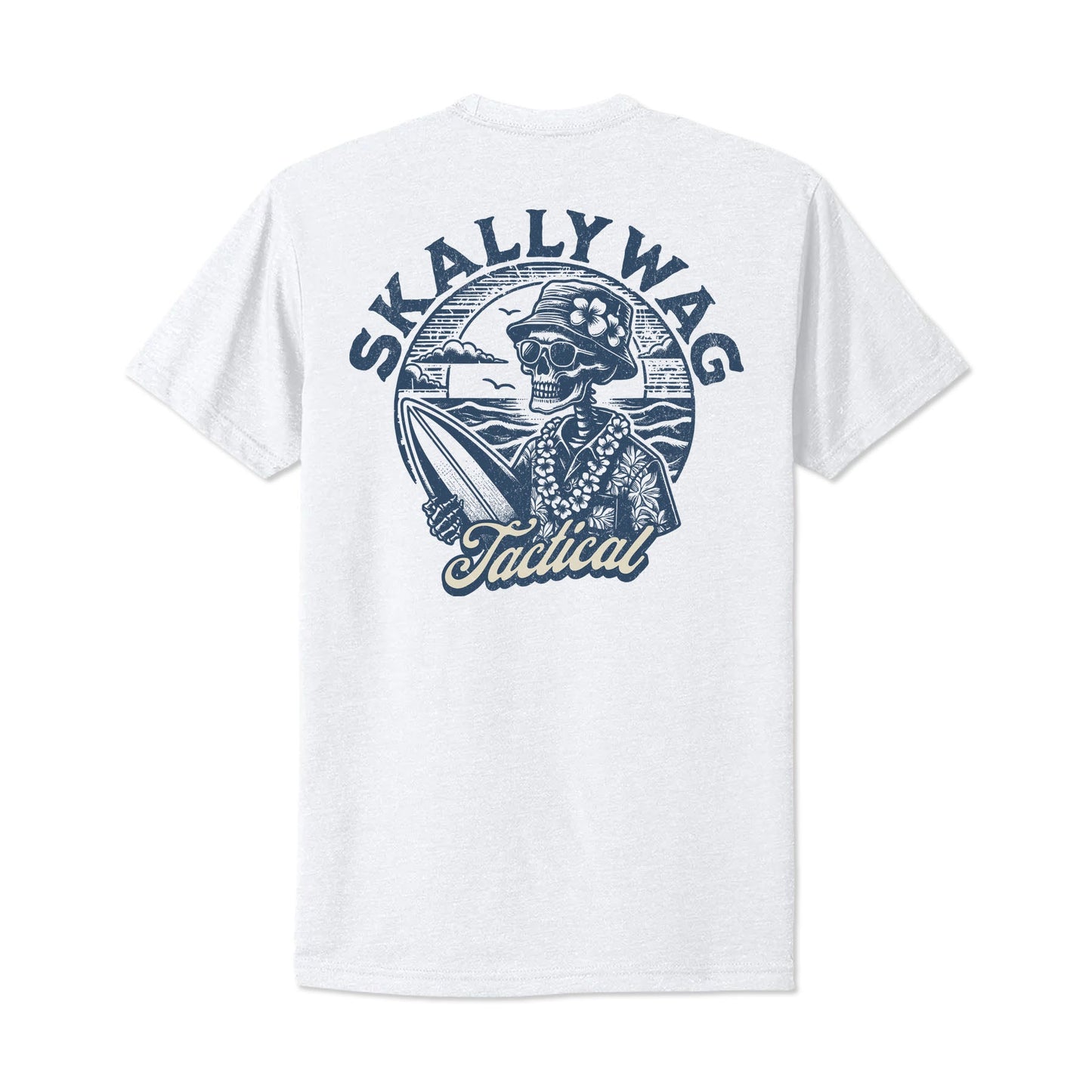 Skallywag Surf's Up Tee - White-0