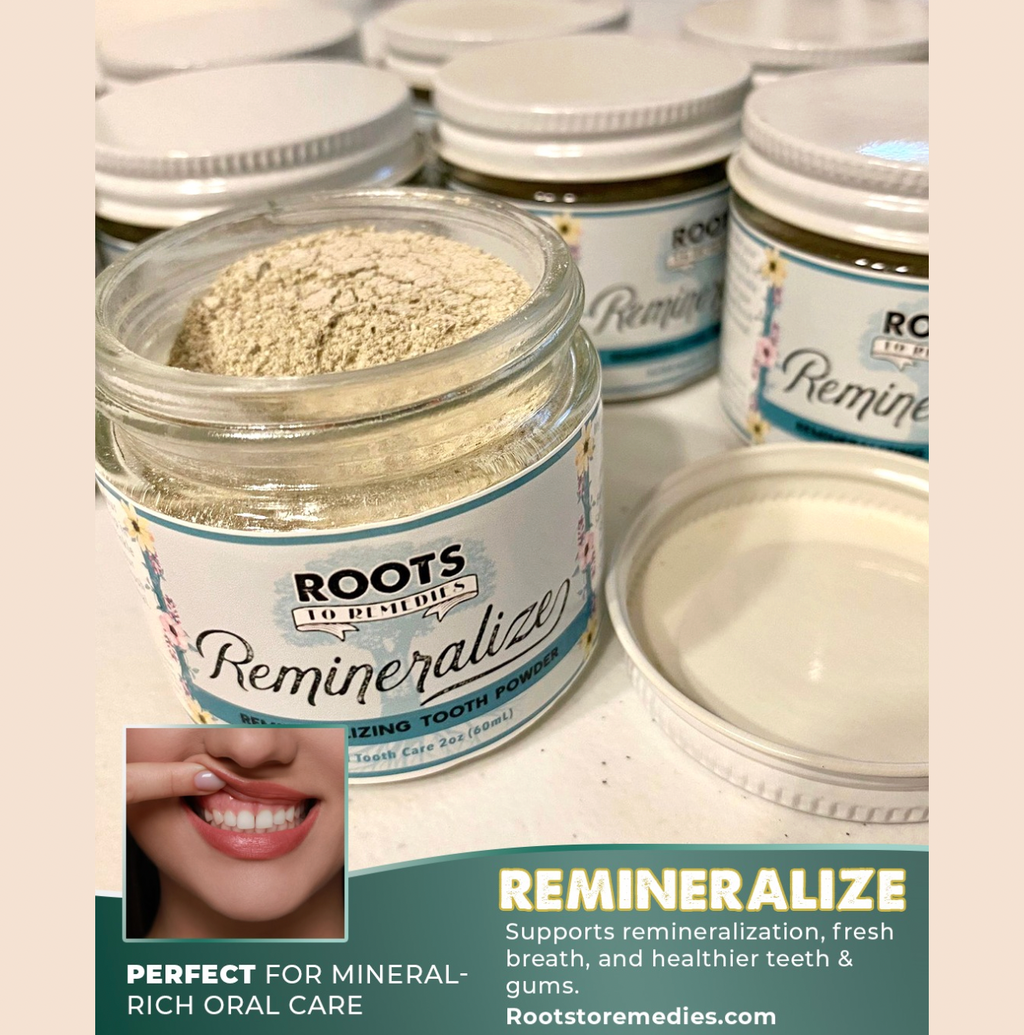 REMINERALIZE HERBAL TOOTH POWDER