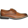 VANGELO Men Dress Shoe VALLO-1 Oxford Formal Tuxedo for Prom and Wedding Brown Matte - Wide Width Available - Ortholite Insole