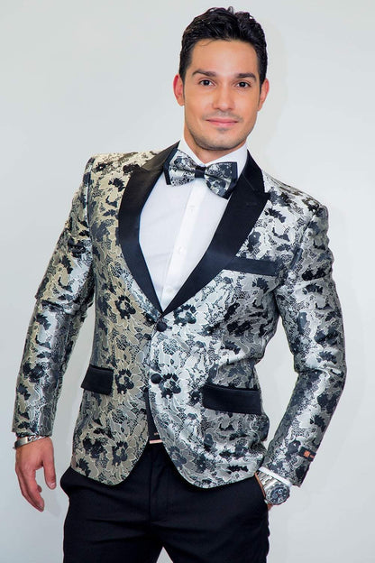 "Amsterdam" Tuxedo Jacket Peak-6