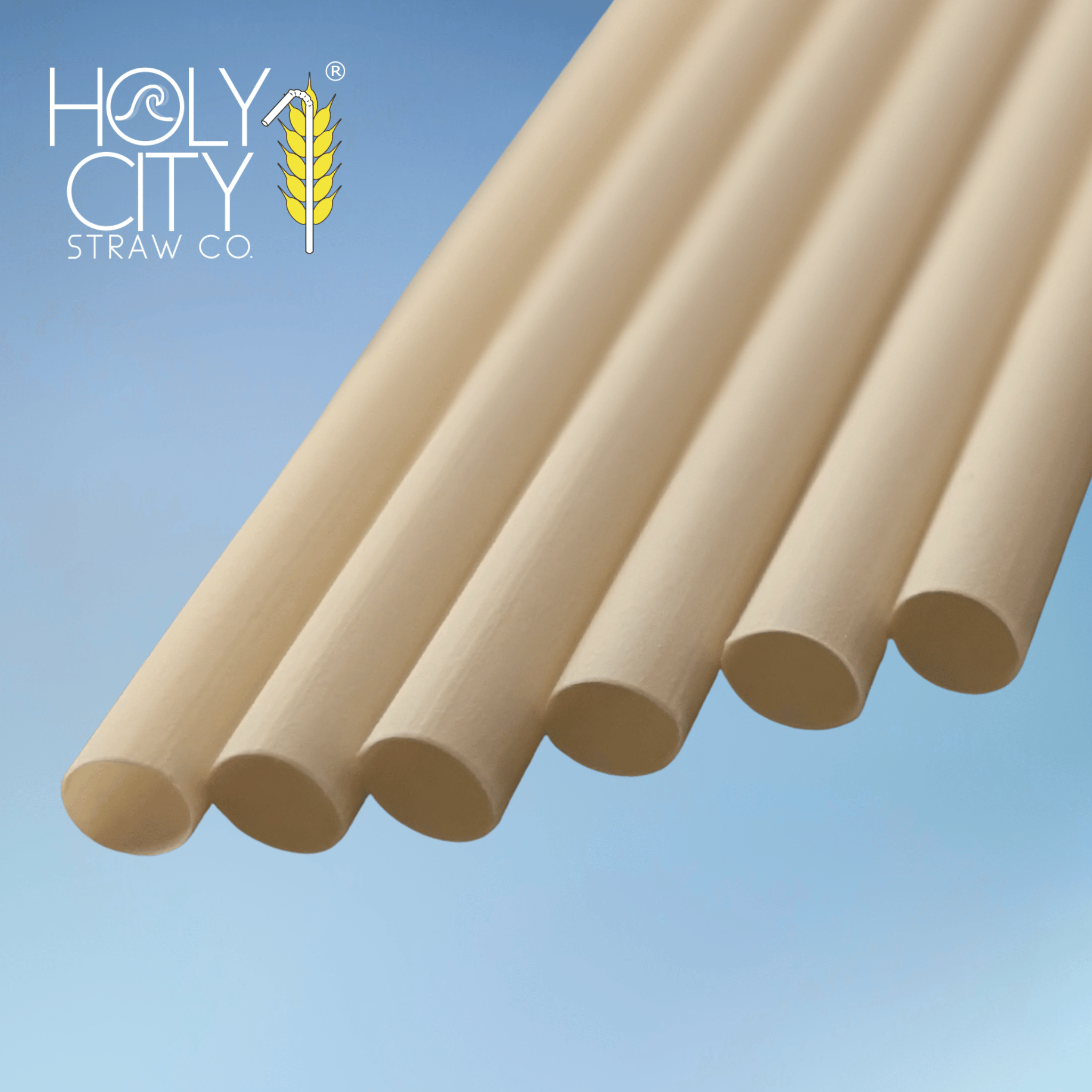 5.5" Bamboo Fiber Straws | 6mm | 25ct.
