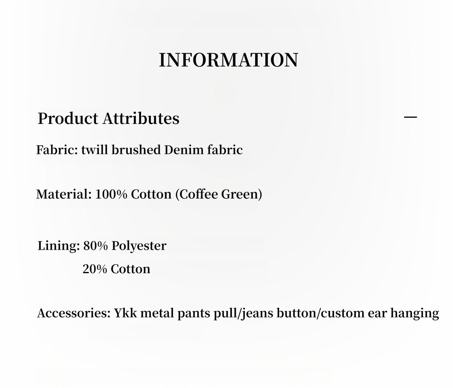 "Culotte Declaration" Retro split design fake two-piece twill brushed slightly flared slim jeans-3