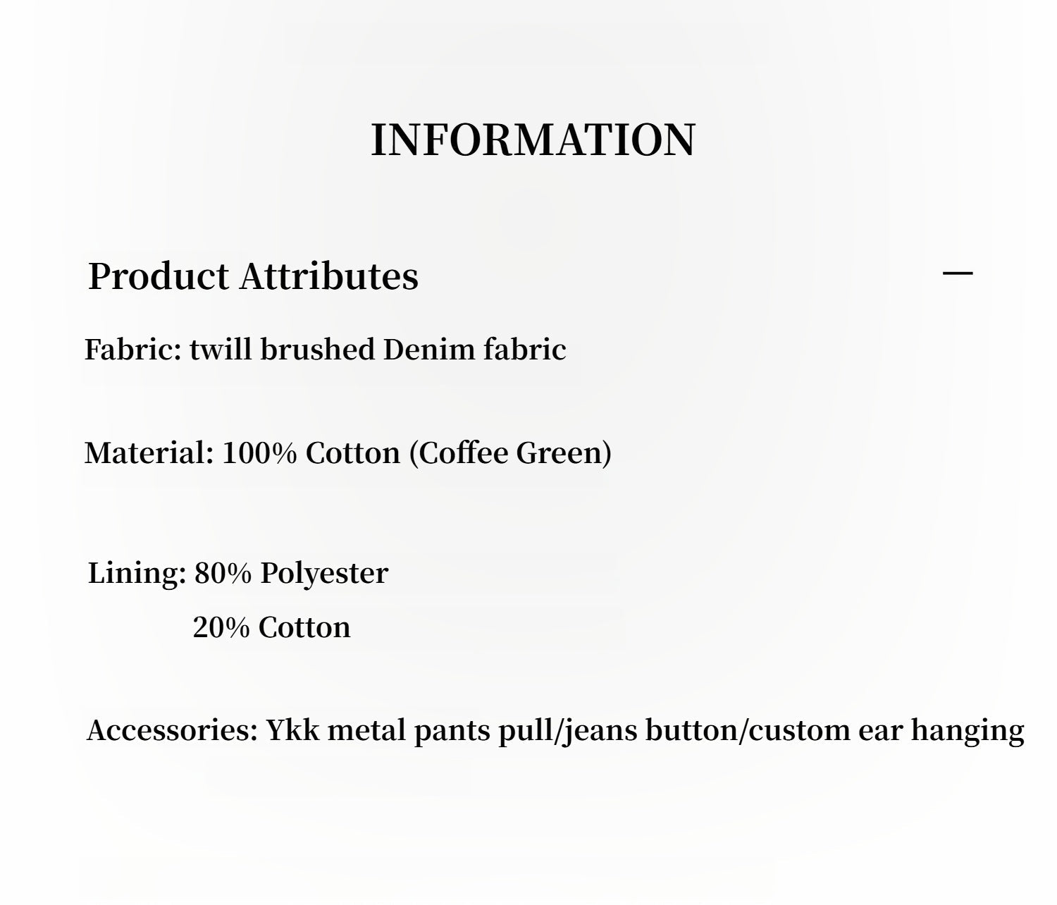 "Culotte Declaration" Retro split design fake two-piece twill brushed slightly flared slim jeans-3