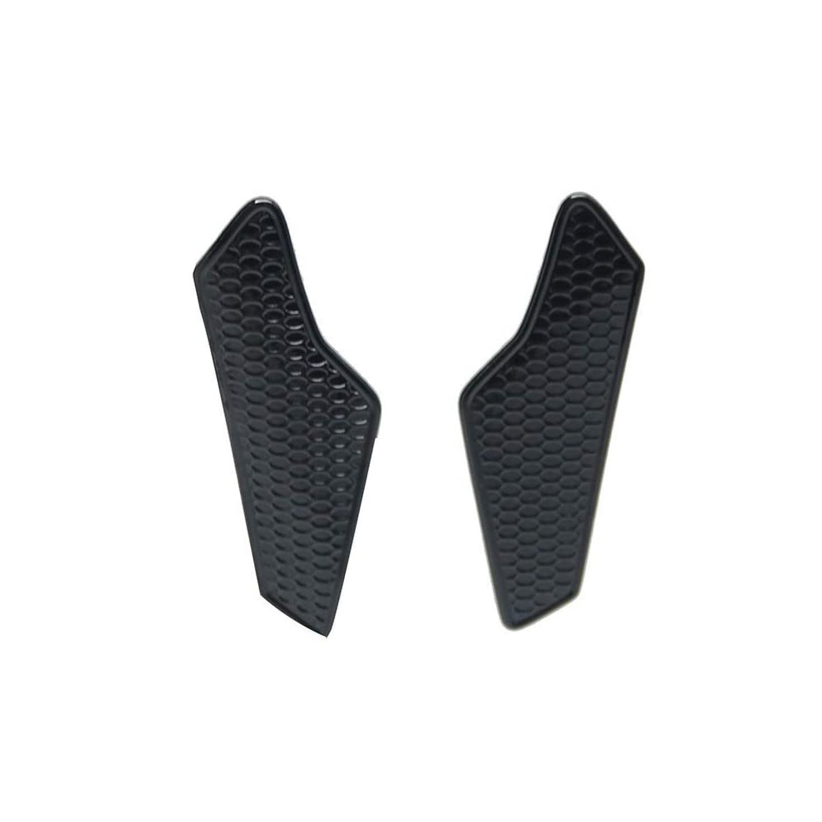 Wide Pure Black Motorcycle Gas Tank Pad Protector Decal Suitable For Motorbike
