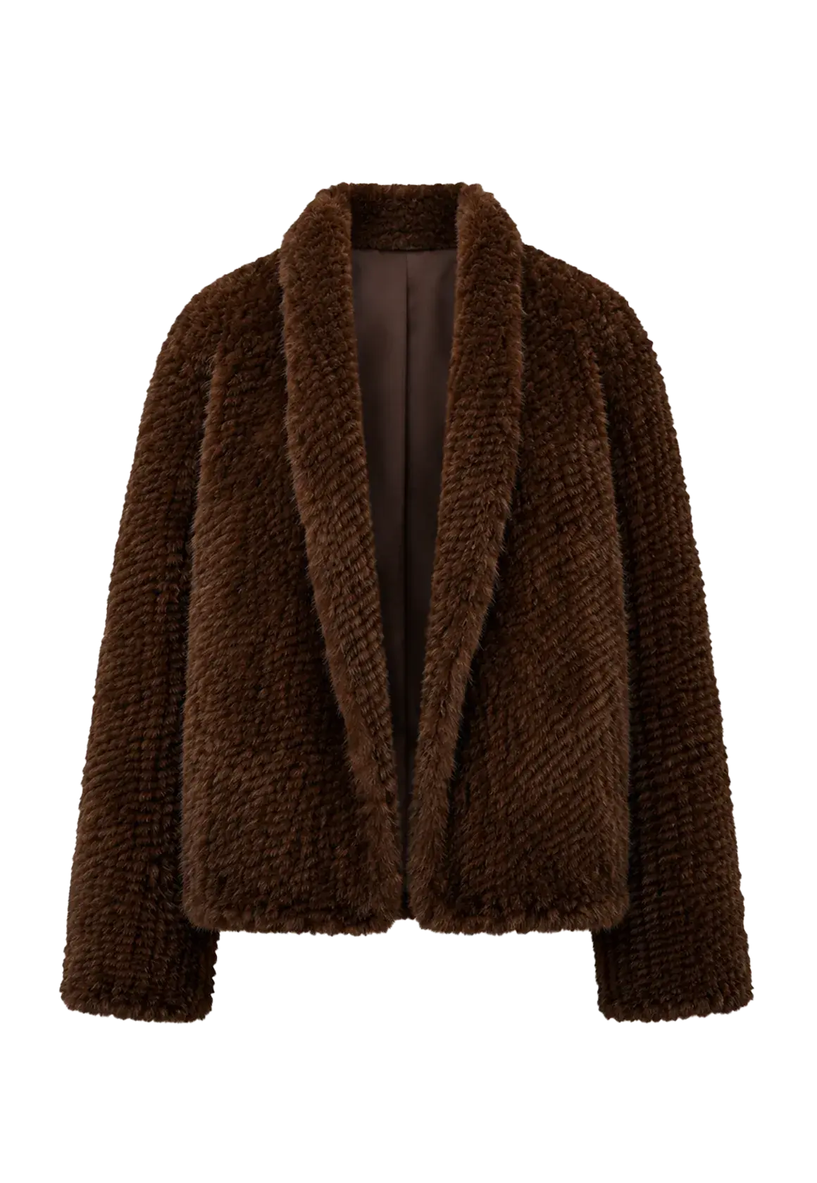 Dream Traveler Mink Vintage Light Luxury Texture Three-dimensional Silhouette Knitted Mink Coat-4