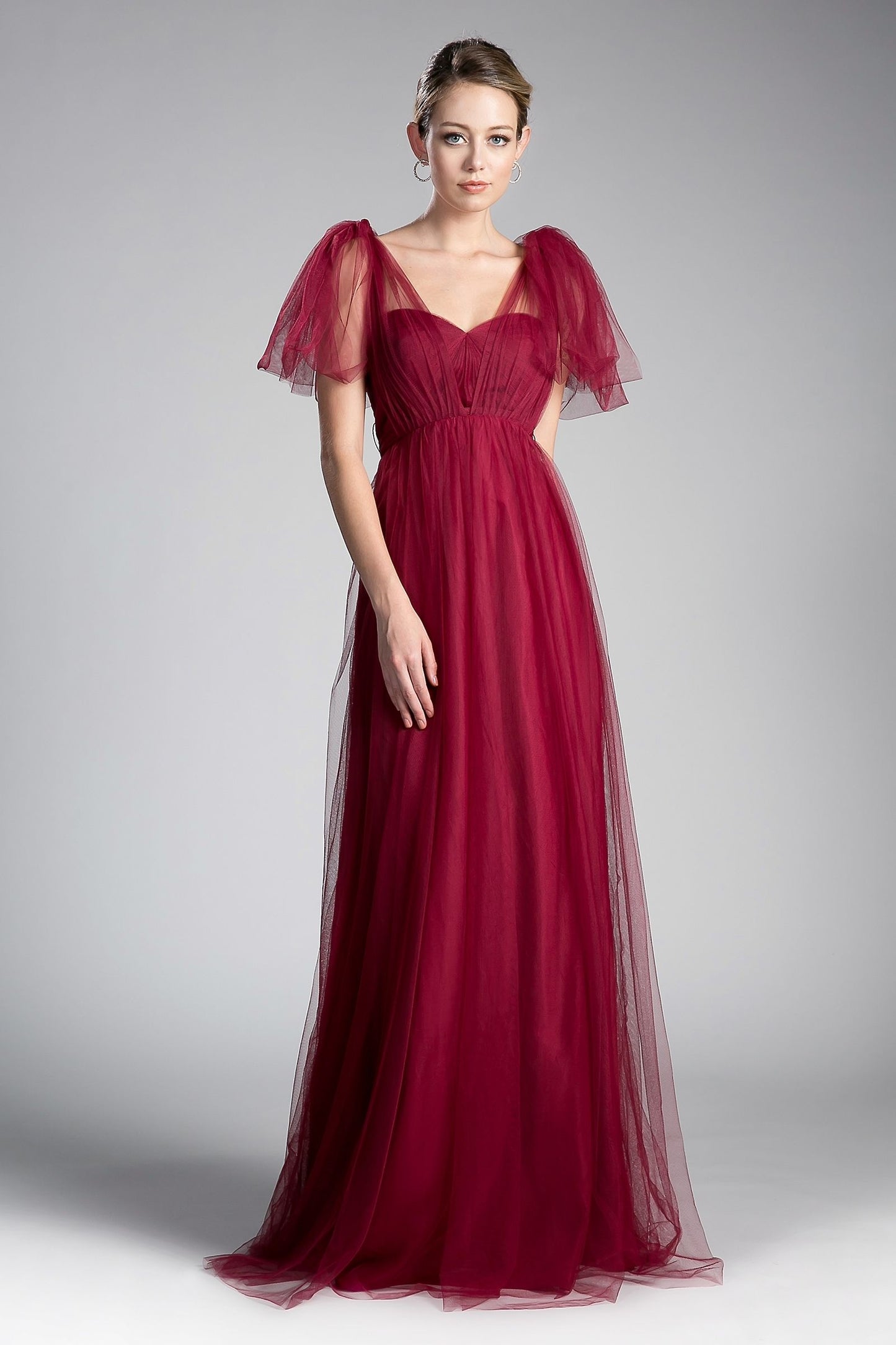 Versatile A-line Tulle Dress-0