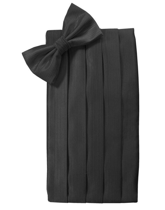 Faille Silk Cummerbund & Bow Tie Set