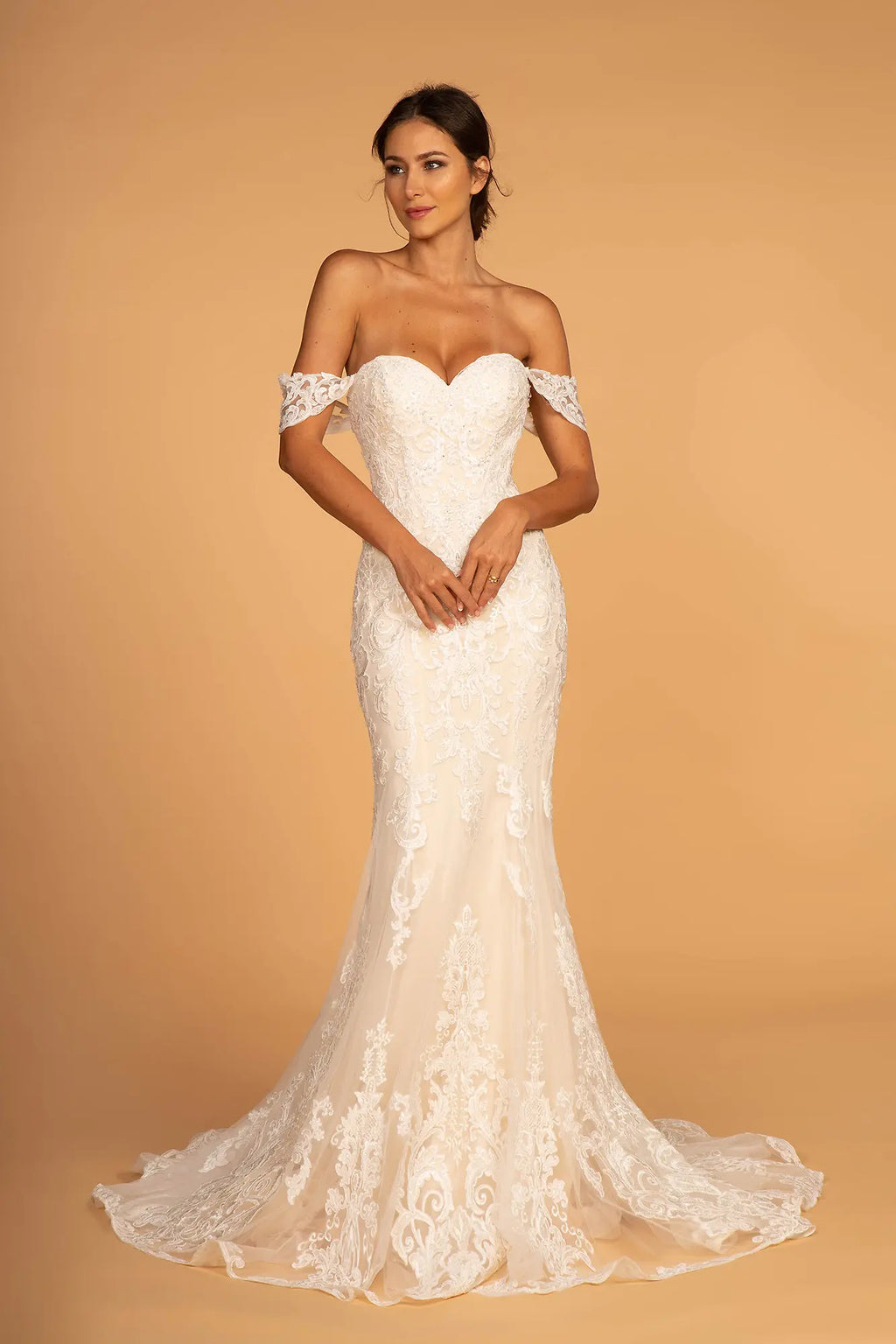 Wedding dresses/ivory champagne GL2591 GLGL2591