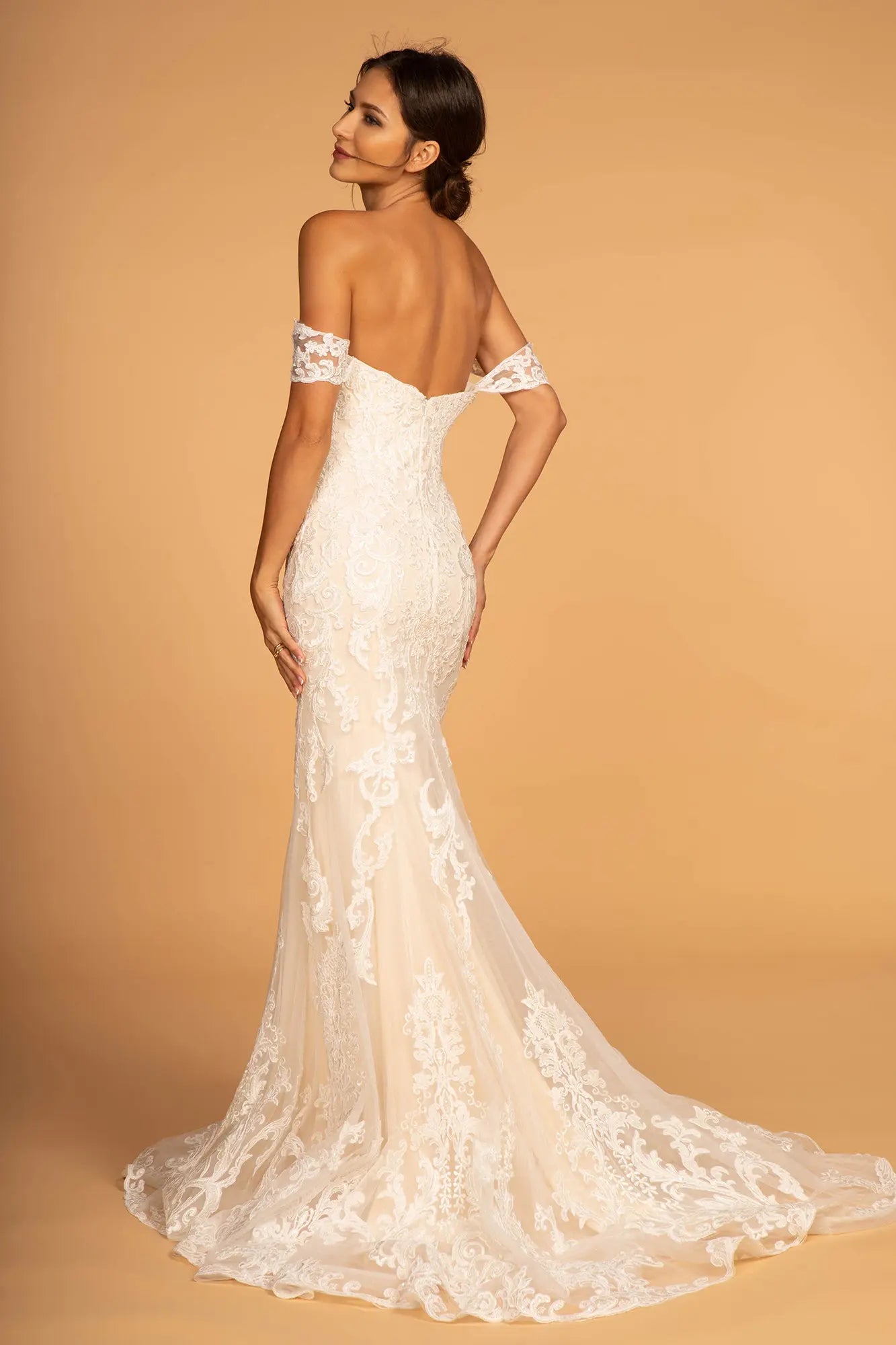 Wedding dresses/ivory champagne GL2591 GLGL2591