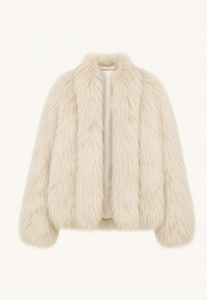 Firelady Fur Women's SAGAFURS Fox Fur Coat - Stand Collar Short Jacket 'Grace Champs-Élysées'-3
