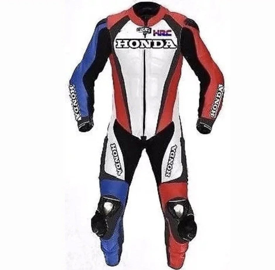 HONDA MOTORCYCLE LEATHER RACING SUIT - XXXXL