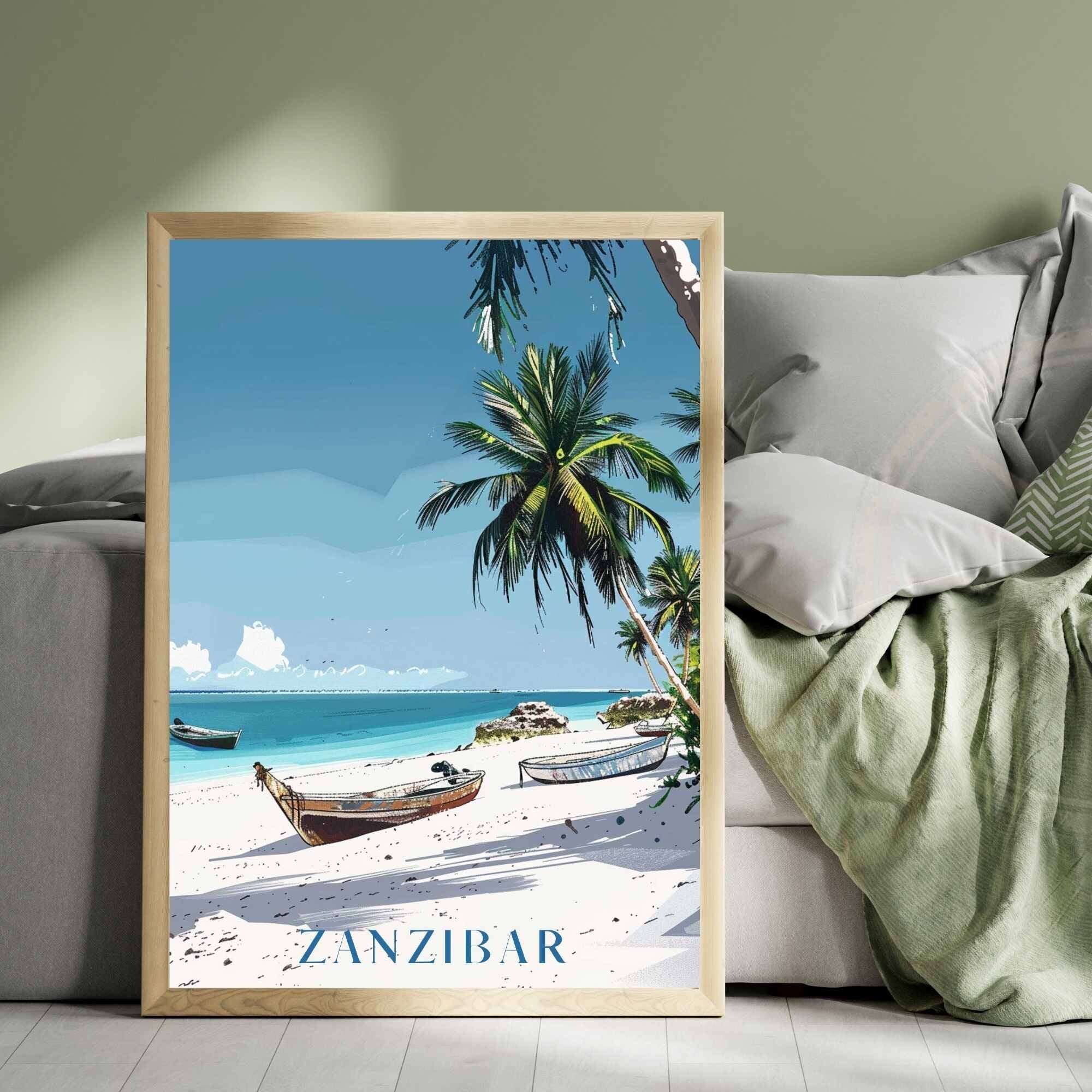 Impression Zanzibar - impression de voyage Zanzibar, Tanzanie - impression  plage