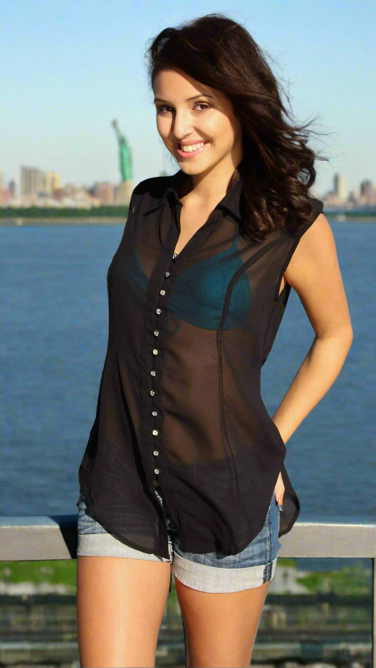 Sheer Summer Tops from La Moda-2