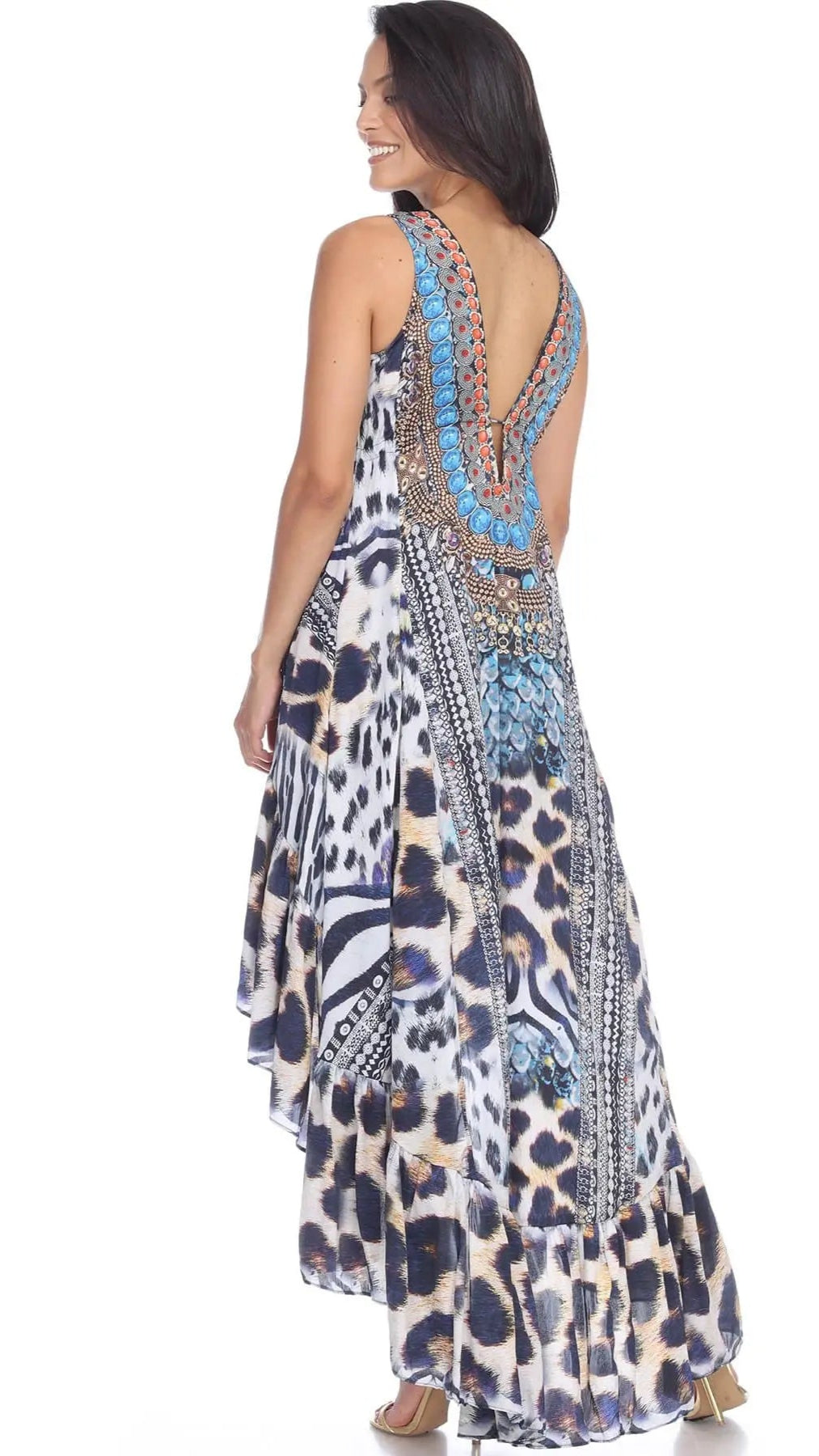 High Low Dresses Resort Beach Boho Casual Summer Evening Vestido Dress Vacation Travel Bohemian…
