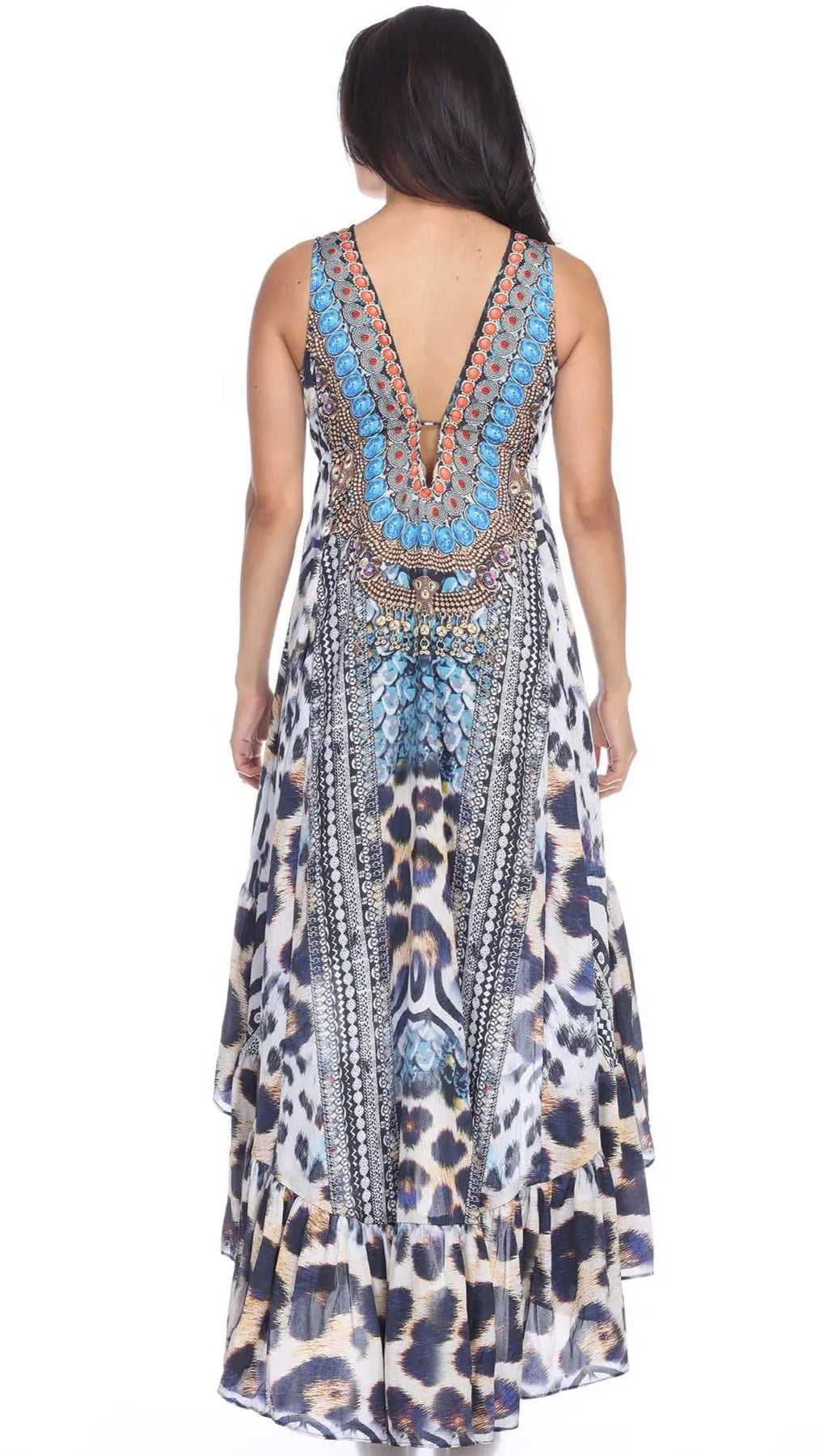 High Low Dresses Resort Beach Boho Casual Summer Evening Vestido Dress Vacation Travel Bohemian…