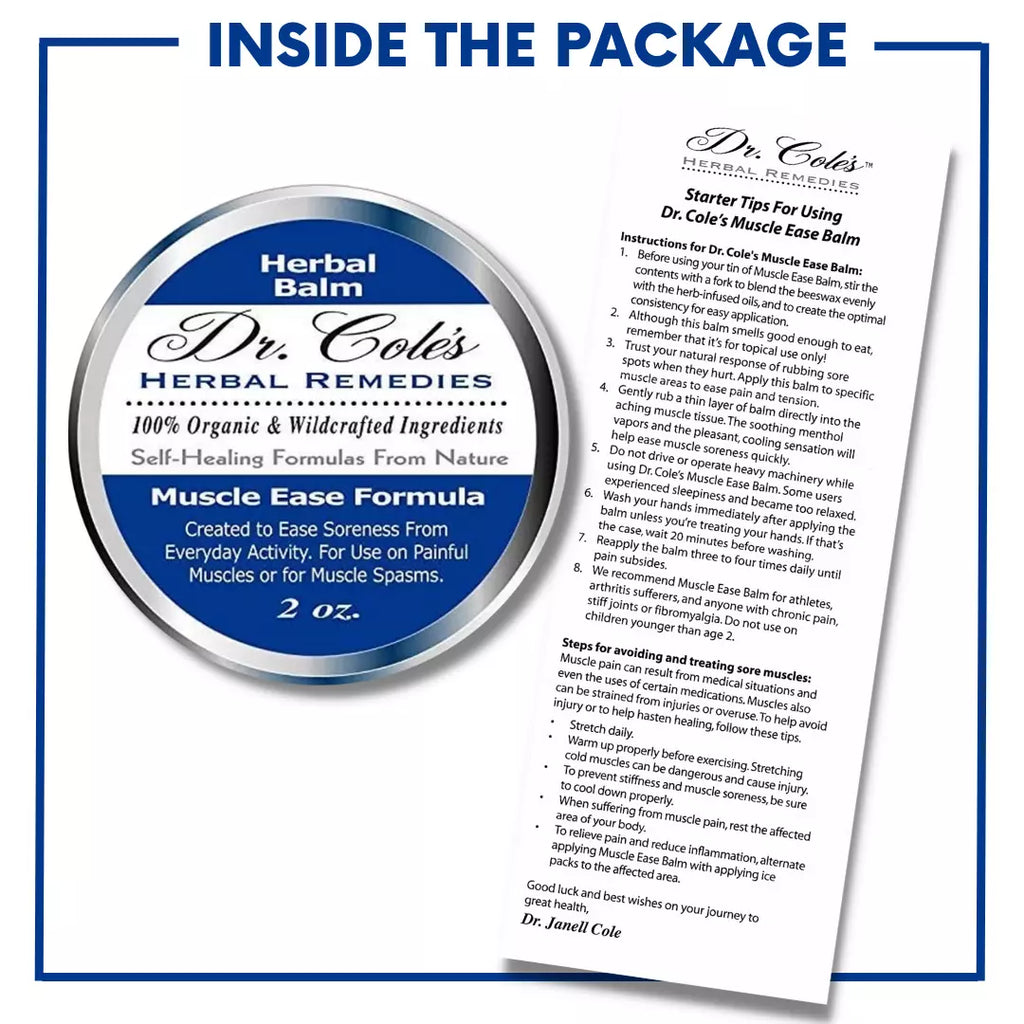 Dr. Cole's Muscle Ease Herbal Balm SixPak