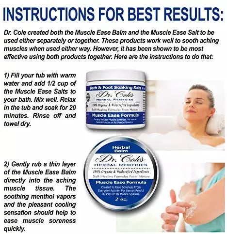Dr. Cole's Muscle Ease Herbal Balm SixPak