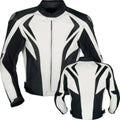 MEN MOTORCYCLE LEATHER RACING JACKET - XXXXL