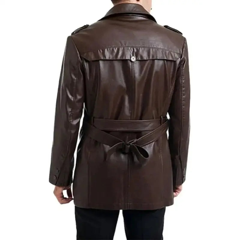 Men’s Brown Motorcycle Leather Jacket