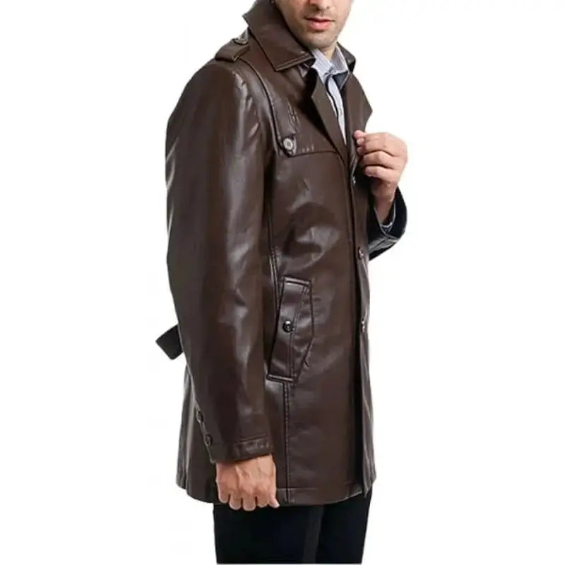 Men’s Brown Motorcycle Leather Jacket