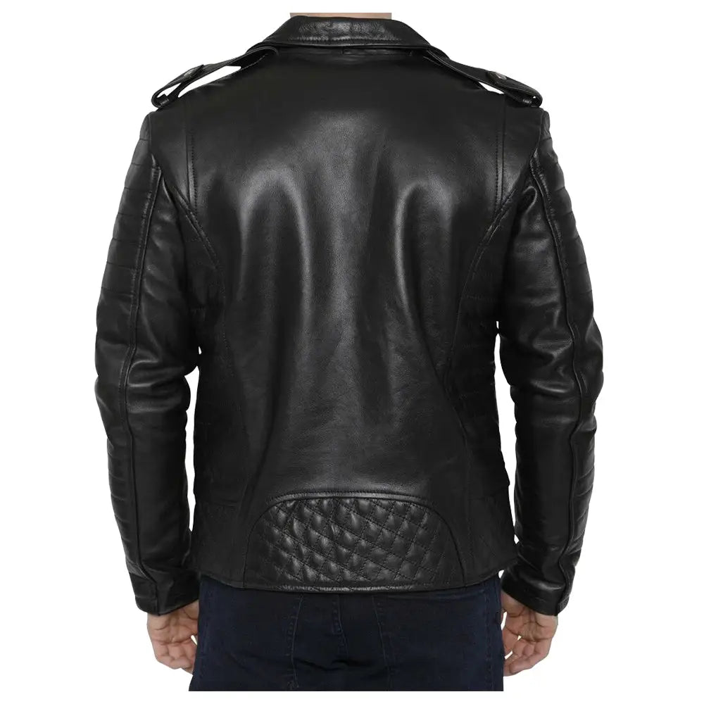 Men’s Motorcycle Fashion Leather Jacket