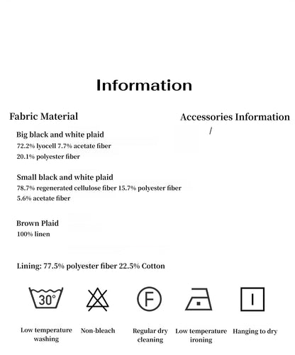 National Style Tencel Acetate Jacquard/Drape Linen Plaid Retro Casual Pants Spring"Plaid Accent"-3