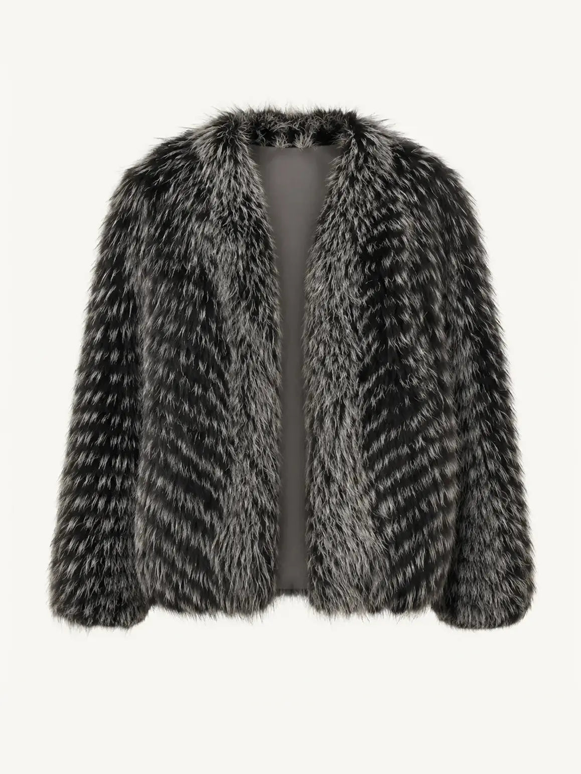 "Polar Night Star" imported sagafurs fox fur coat whole fox fur coat-5