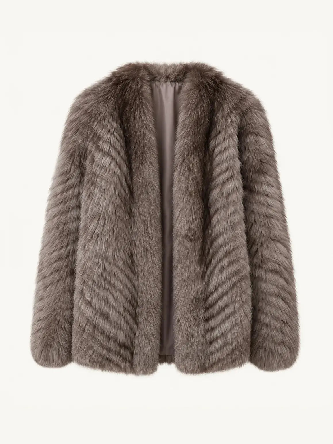 "Polar Night Star" imported sagafurs fox fur coat whole fox fur coat-0