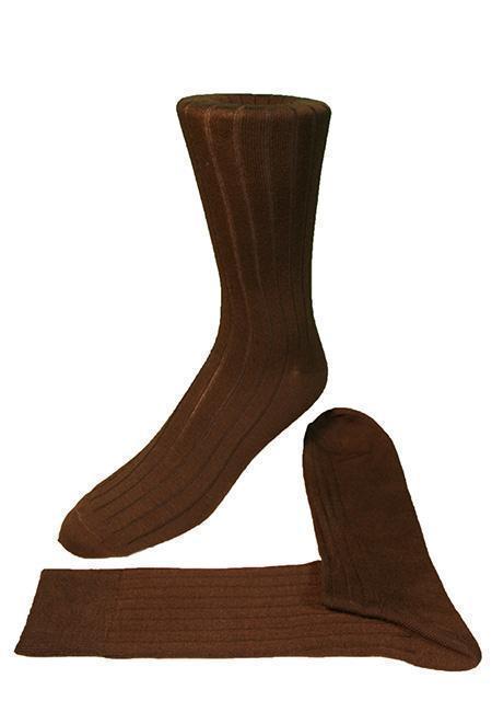 Ribbed Formal Socks-2