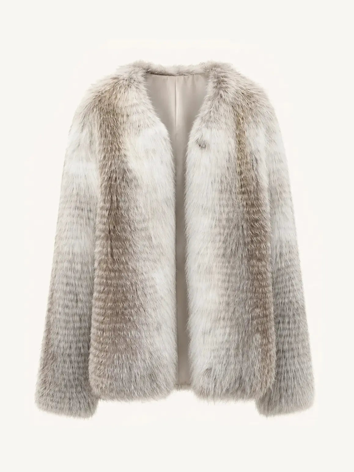 Romantic Nordic Imported colorful fox fur coat