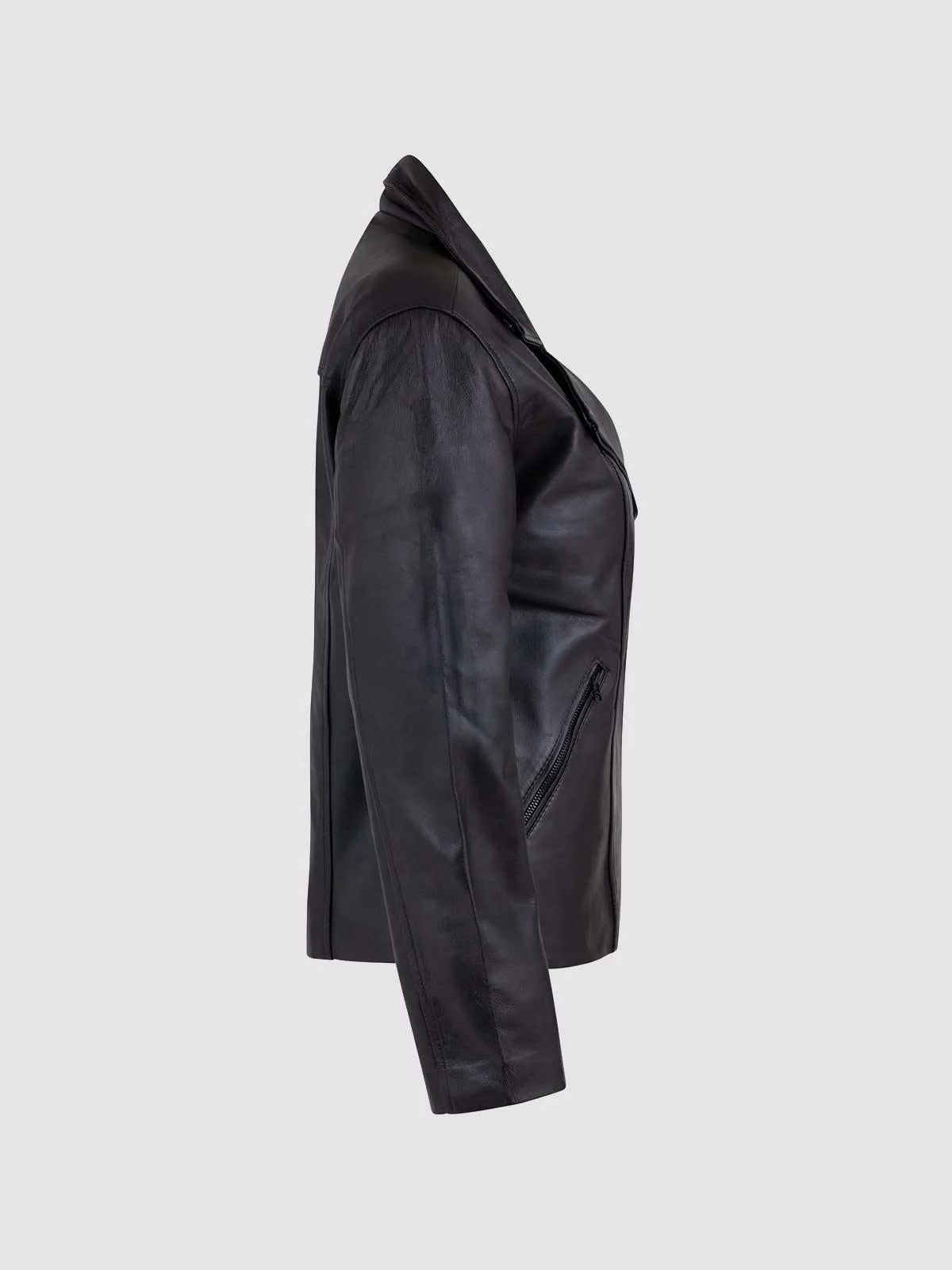 Female Motorcycle Leather Jacket