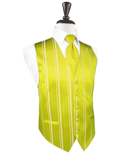 Striped Satin Tuxedo Vest 3-2