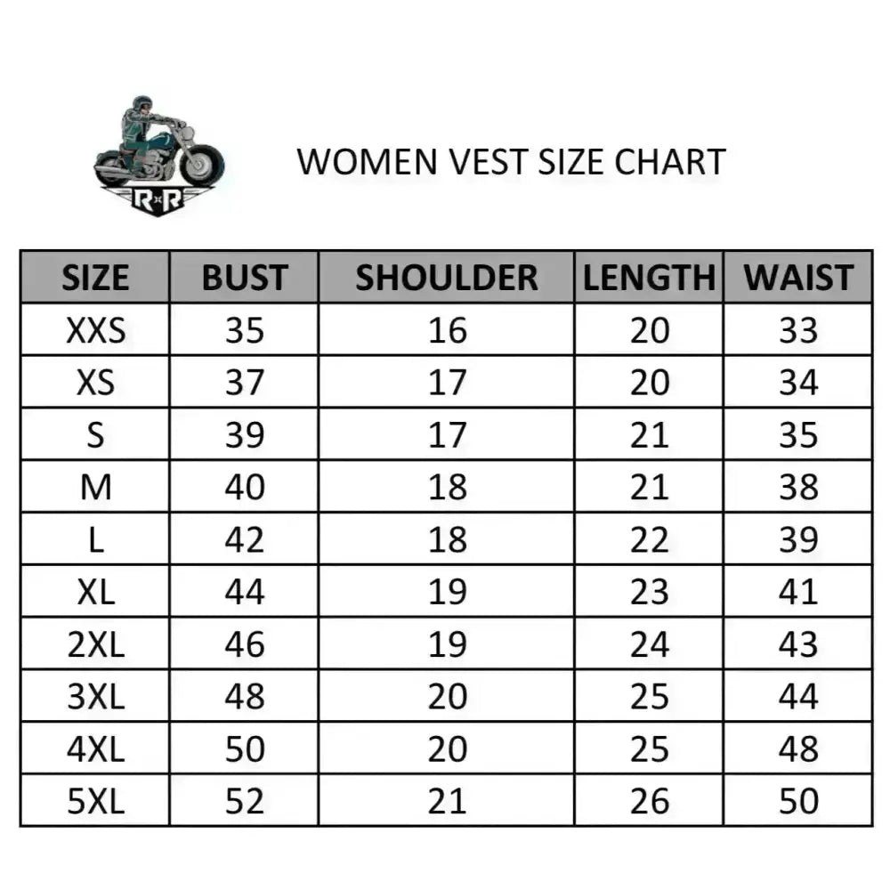 Women’s Belted Leather Motorcycle Vest