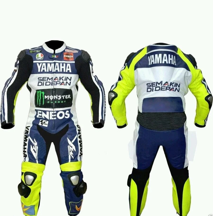 YAMAHA MOTORCYCLE LEATHER RACING SUIT - XXXXL